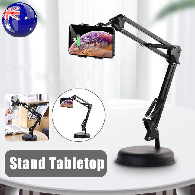 360° Rotating Phone Desk Stand Holder Tabletop Lazy For iPhone Samsung AU - Aimall