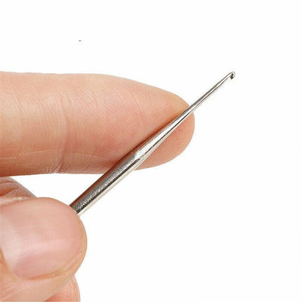 Bamboo Crochet Dreadlock Hook Needle Dread Tool Braiding Hair Maintenance Craft - Aimall