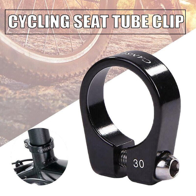 1PC MTB Cycling Seat Tube Clip Bike Release Seatpost Clamp (30mm Black) AU Stock - Aimall