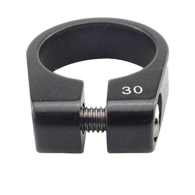 1PC MTB Cycling Seat Tube Clip Bike Release Seatpost Clamp (30mm Black) AU Stock - Aimall