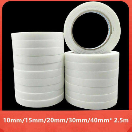 Double Sided White PE Foam Sticky Tape Mounting DIY Craft Strong Adhesive 2.5m - Aimall