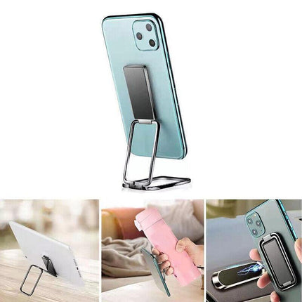 Portable Multifunctional Folding Metal Mobile Phone Holder Bracket Desktop Stand - Aimall