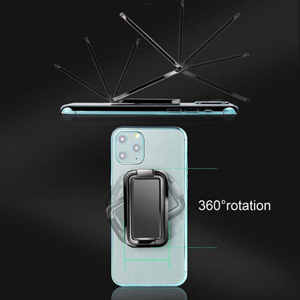 Portable Multifunctional Folding Metal Mobile Phone Holder Bracket Desktop Stand - Aimall