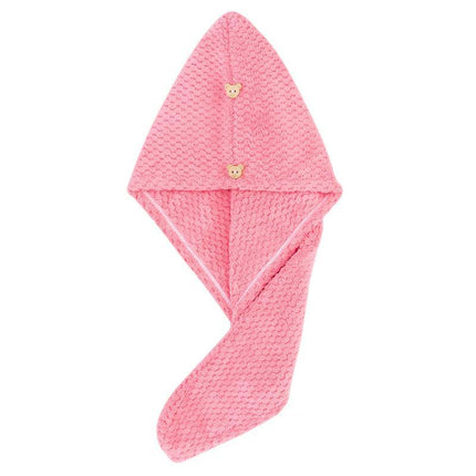 Quick Dry Hair Towel Drying Turban Bath Towel Head Wrap Fast Hat Spa Cap Soft AU - Aimall