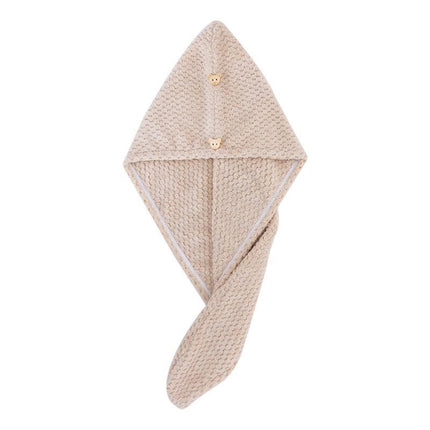 Quick Dry Hair Towel Drying Turban Bath Towel Head Wrap Fast Hat Spa Cap Soft AU - Aimall