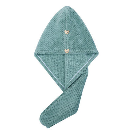 Quick Dry Hair Towel Drying Turban Bath Towel Head Wrap Fast Hat Spa Cap Soft AU - Aimall
