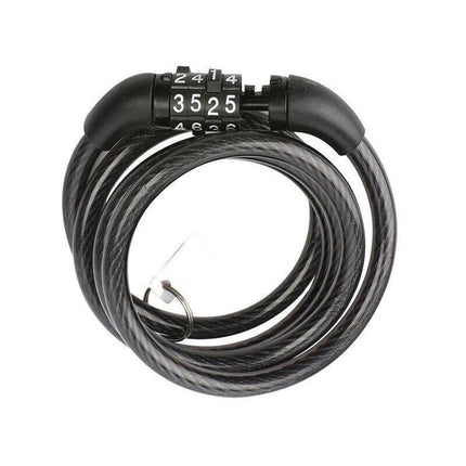 Bicycle Bike Code Lock Locker 4 Digits Password Code Steel Cable Secure Tough AU - Aimall