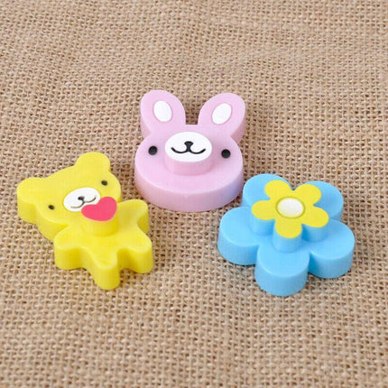 3X Flower Bread Mold Cake Toast Bento Maker Sandwich Cutter Rabbit Crust Cookie - Aimall