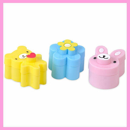 3X Flower Bread Mold Cake Toast Bento Maker Sandwich Cutter Rabbit Crust Cookie - Aimall