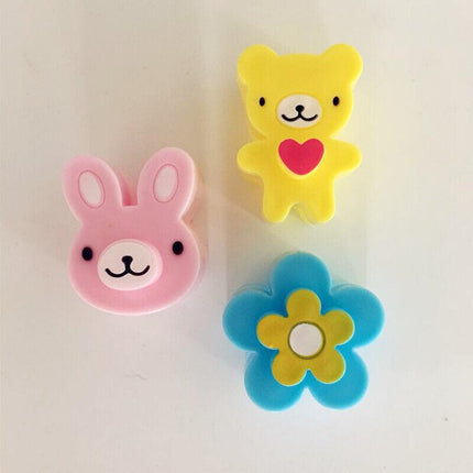 3X Flower Bread Mold Cake Toast Bento Maker Sandwich Cutter Rabbit Crust Cookie - Aimall