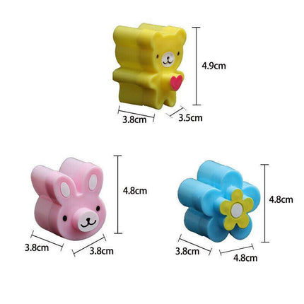 3X Flower Bread Mold Cake Toast Bento Maker Sandwich Cutter Rabbit Crust Cookie - Aimall