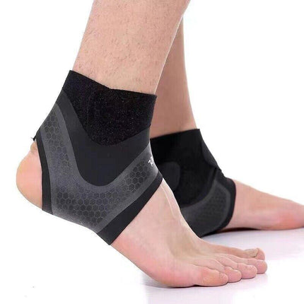 AOLIKESAdjustable Sports Elastic Ankle Brace Support Compression Protector Wrap - Aimall