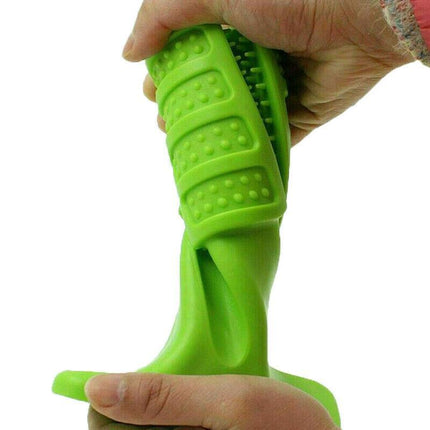 Dog Toothbrush Toy Clean Teeth Brushing Stick Pet Brush Mouth Chewing Clean DMAU - Aimall