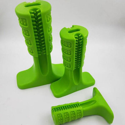 Dog Toothbrush Toy Clean Teeth Brushing Stick Pet Brush Mouth Chewing Clean DMAU - Aimall