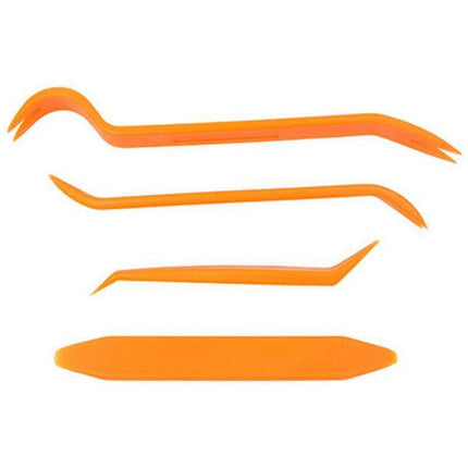 4X Plastic Car Radio Door Clip Panel Trim Dash Audio Removal Installer Pry Tool - Aimall
