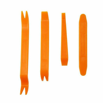 4X Plastic Car Radio Door Clip Panel Trim Dash Audio Removal Installer Pry Tool - Aimall