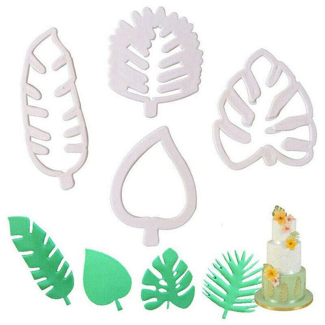 Palm Tree Turtle Leaf Cookies Biscuit Cutter Fondant Mould Cake Sugarcraft Mold - Aimall