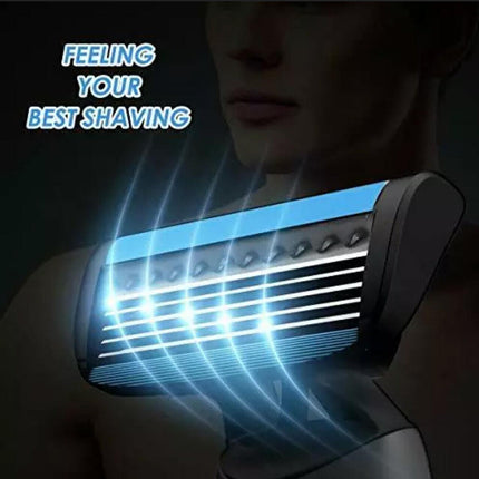 36PCS MAX 5 Blades Razor Shaving Shaver Trimmer Comfort Easy Clean Disposable - Aimall