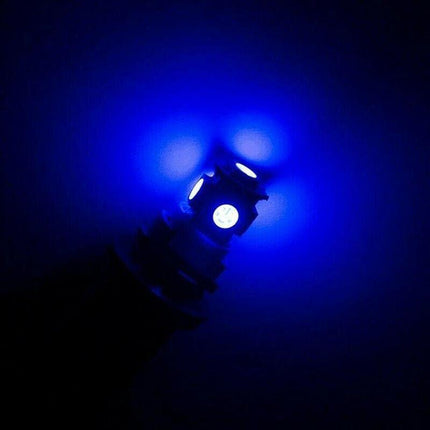 15 Pcs T10 LED W2W 5SMD Car Wedge Tail Parking Plate Light Bulb 12V BLUE AU - Aimall