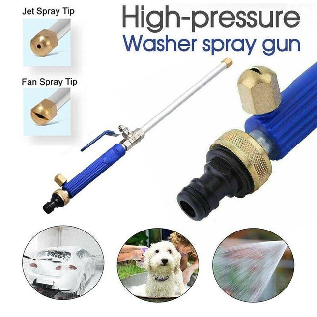 Hydro Jet High Pressure Power Washer Water Spray Gun Nozzle Wand Cleaner New AU - Aimall