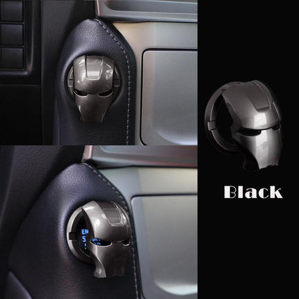 Iron Man Car Start Stop Push Switch Button Cover 3D Car Interior Accessories AU - Aimall