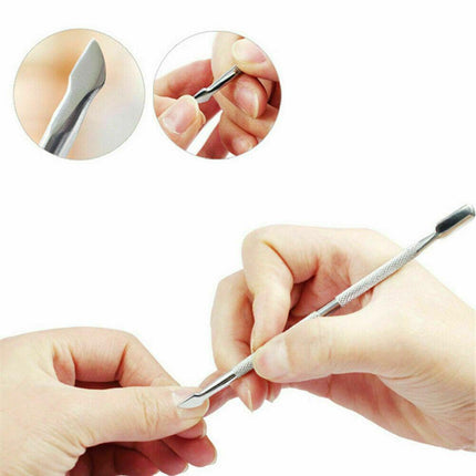 3 x Cuticle Remover Spoon Pusher Nipper Cutter Clipper Trimmer Nail Tools Set AU - Aimall