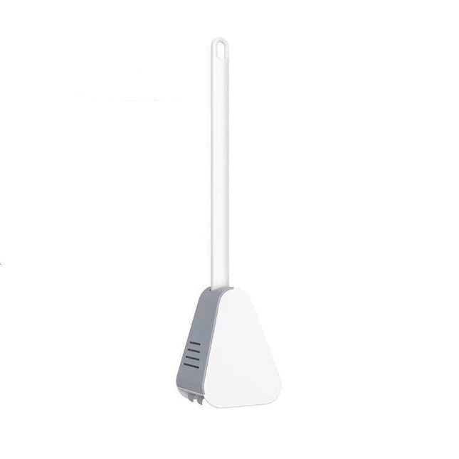 Golf Toilet Brush Long-Handled Toilet Brush Wall-Mounted Silicone Toilet Brush - Aimall
