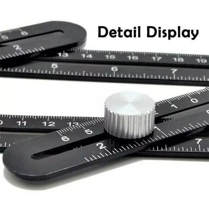 Universal Angularizer Ruler Multi Angle Measuring Template Tool Hole Locator AU - Aimall