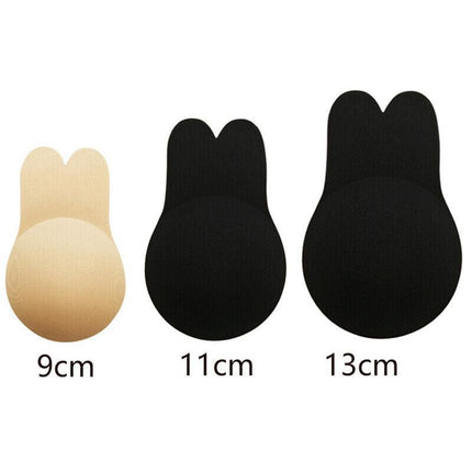 Invisible Silicone Bra Rabbit Strapless Self-Adhesive Lift Up Nipple Cover AU - Aimall