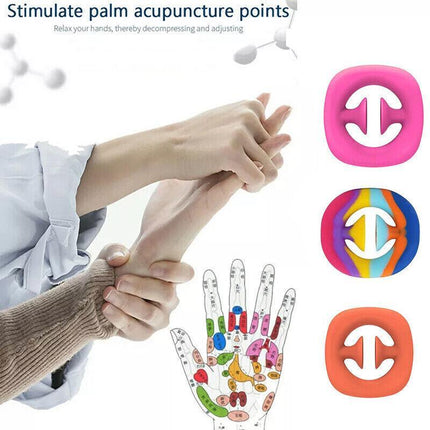 Tool Autism Grip Play Strength Hand Sensory Snap Fidget Toy Squeeze Snappers AU - Aimall