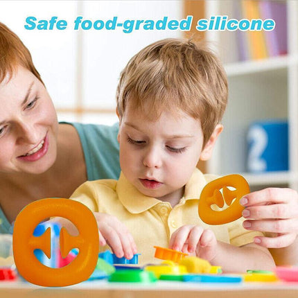 Tool Autism Grip Play Strength Hand Sensory Snap Fidget Toy Squeeze Snappers AU - Aimall