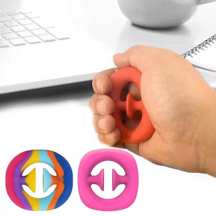 Tool Autism Grip Play Strength Hand Sensory Snap Fidget Toy Squeeze Snappers AU - Aimall