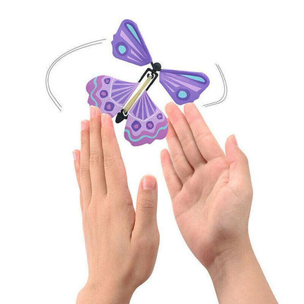 Up to 100x Magic Flying Butterfly Toy Anniversary Greeting Card Birthday Wedding - Aimall