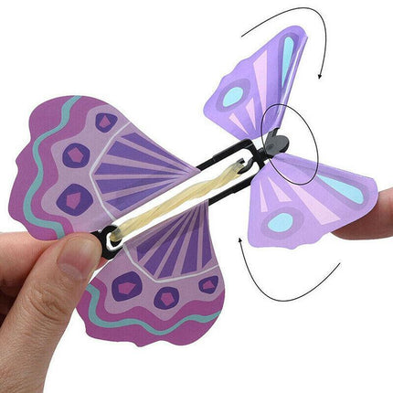 Up to 100x Magic Flying Butterfly Toy Anniversary Greeting Card Birthday Wedding - Aimall