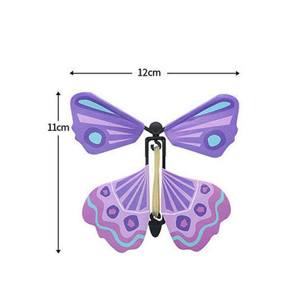 Up to 100x Magic Flying Butterfly Toy Anniversary Greeting Card Birthday Wedding - Aimall