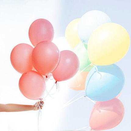 100 PCS 20+ Colours 10" 25cm Latex Balloons Birthday Party Wedding Decoration AU - Aimall