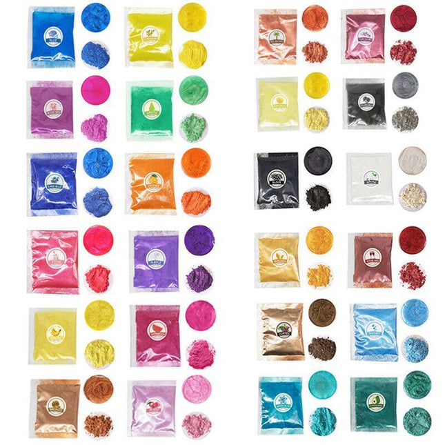 Mica Pigment Pearl Powder Resin Epoxy Premium Soaps Candle Bath Bomb Art Craft - Aimall