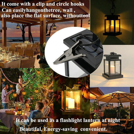 Solar Retro Classic Decorative Lamp Outdoor Waterproof Leds Hanging Light AU - Aimall