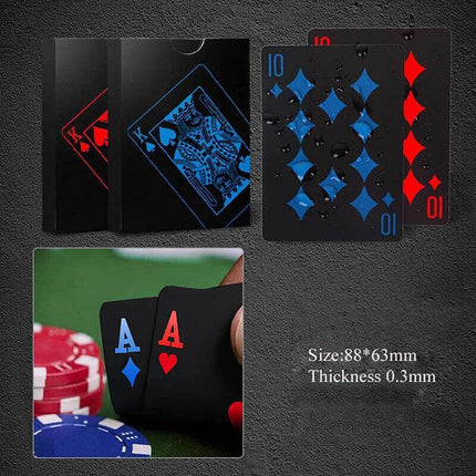 Poker Waterproof PVC Plastic Playing Cards Set Classic Magic Tricks Tool AU - Aimall