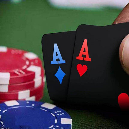 Poker Waterproof PVC Plastic Playing Cards Set Classic Magic Tricks Tool AU - Aimall