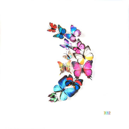 12PCS 3D Butterfly Wall Magnets Removable Sticker Decals Kids Art Nursery Decor - Aimall