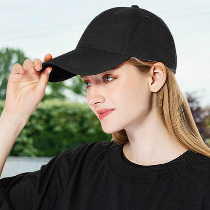 Summer Solar Panel Powered Cooling Fan Baseball Cap Outdoor Peaked Sun Visor Hat - Aimall