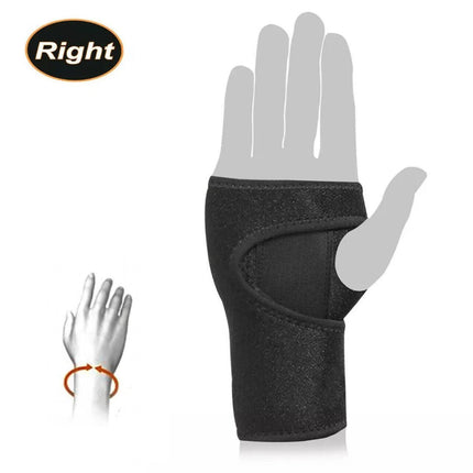 AOLIKES Steel Wrist Support Splint Carpal Tunnel Syndrome Sprain Strain Brace - Aimall