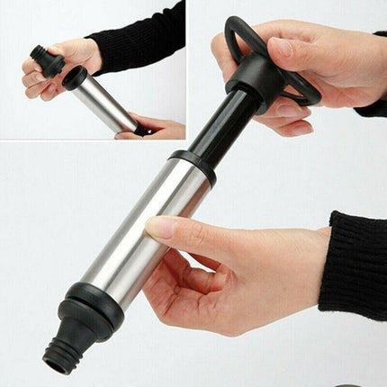 Wine Saver Vacuum Pump Sealer Preserver Set with 4 Valves Air Bottle Stoppers AU - Aimall
