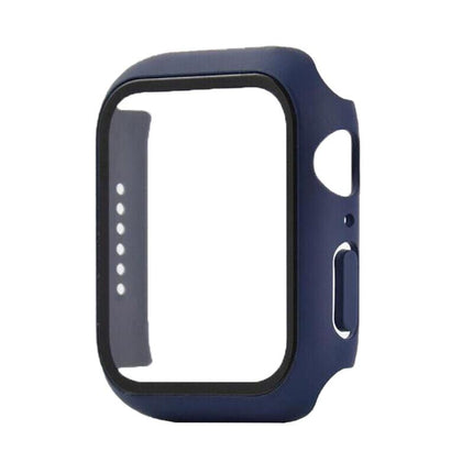 For Apple Watch iWatch Series SE 6 5 4 3 2 1 Case Full Glass Cover 38 40 42 44mm - Aimall