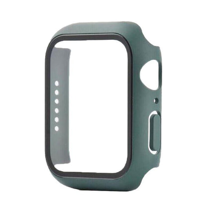 For Apple Watch iWatch Series SE 6 5 4 3 2 1 Case Full Glass Cover 38 40 42 44mm - Aimall