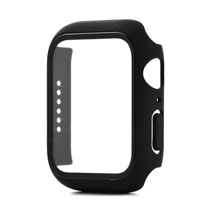 For Apple Watch iWatch Series SE 6 5 4 3 2 1 Case Full Glass Cover 38 40 42 44mm - Aimall