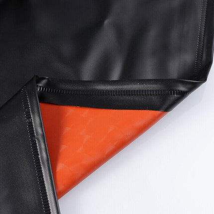 Waterproof Apron PVC Apron Chef Butcher Work Heavy duty Royal Black Best Quality - Aimall