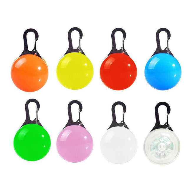 LED Cat Hunting Dog Pet Tag Pendant Leash Flashing Warning Safety Night Light AU - Aimall
