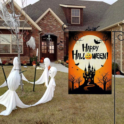 Christmas Halloween Garden Flag House Yard Decorative Double Sided Outdoor AU - Aimall